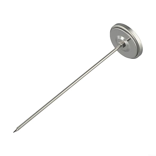 Stainless Steel Compost Soil Thermometer,with 200mm Probe for Garden Outdoor Plant Care Temperature Range 40°F-180°F(earthworms)