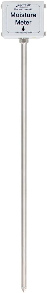 Reotemp 15 Inch Garden and Compost Moisture Meter, Garden Tool Ideal for Soil, Plant, Farm and Lawn Moisture Testing