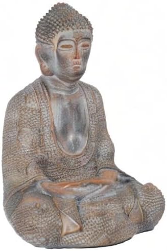 Buddha Statue Outdoor,Zen Garden Decor Buddha Sculpture for Home Meditation Decor Buda Decoration for Patio Desk Porch Yard Art Resin Decoration