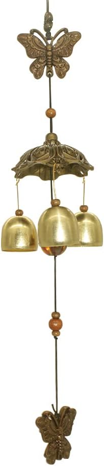 Hooshing Butterfly Wind Chimes Small Metal Garden Bells Spring Wind Chime for Garden Yard Patio Hanging Decoration Gift