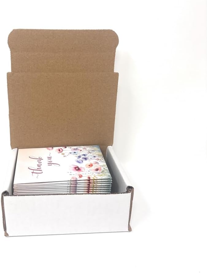 Thank You Wildflower Seed Packets for Guests - Party Favors for Wedding, Bridal Shower, Baby Shower or Sprinkle, Birthday - Gender Neutral - Already Filled - Pack of 20