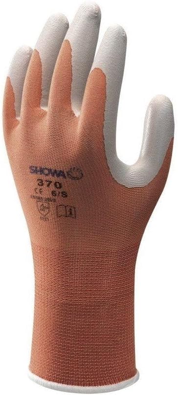 Showa Atlas 370 Garden Club Gloves. Assorted Colors - 4 Pack. Size Medium