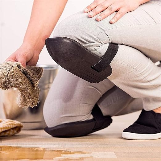1 Pair Black Knee Pads,Adult Crawling Knee Pads for Heavy Duty and Comfort for Construction, Gardening, Flooring Work Use Safety Easy to Use Kneepads,Tools and Home Improvement,Ergonomic Supports