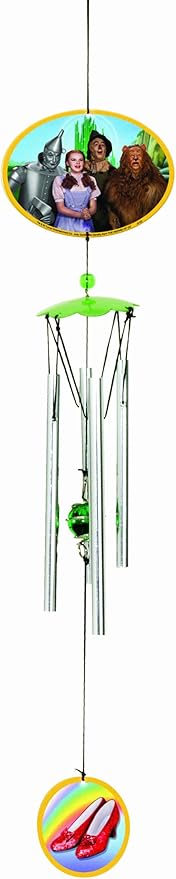 Spoontiques Wizard of Oz Group Wind Chime, Multicolored - Outdoor Garden Décor - Decorative Chimes for Yard, Garden, Backyard and Patio Decoration