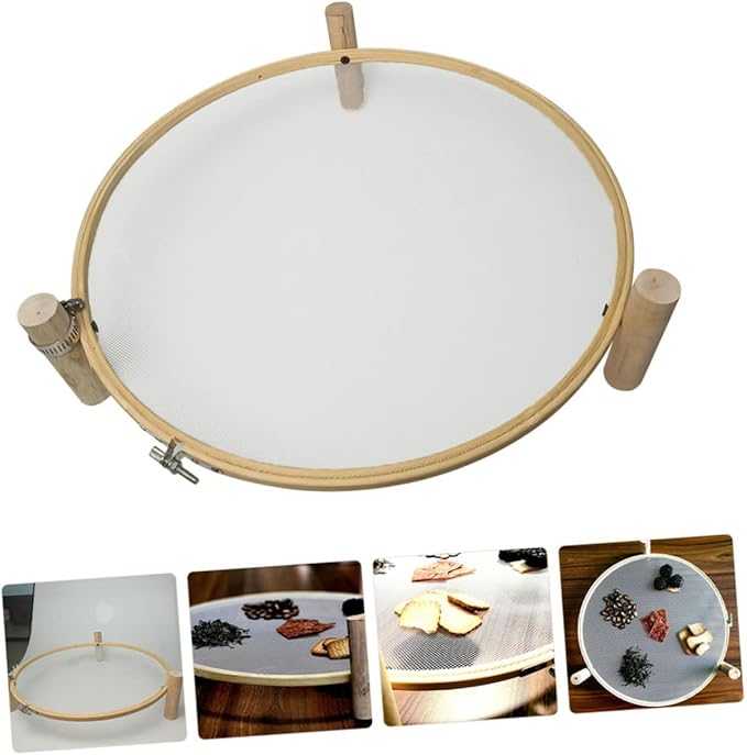 Herbalist Round Drying Rack for Camping Home Herb Garden Flower Drying Kit