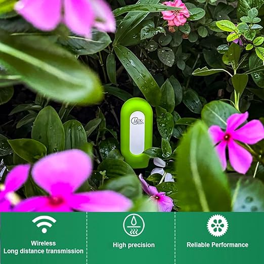 Zigbee Garden Soil Moisture & Temperature Meter, 2-Pack, Compatible with Tuya Smart App, Home Assistant (ZHA & Zigbee2MQTT)