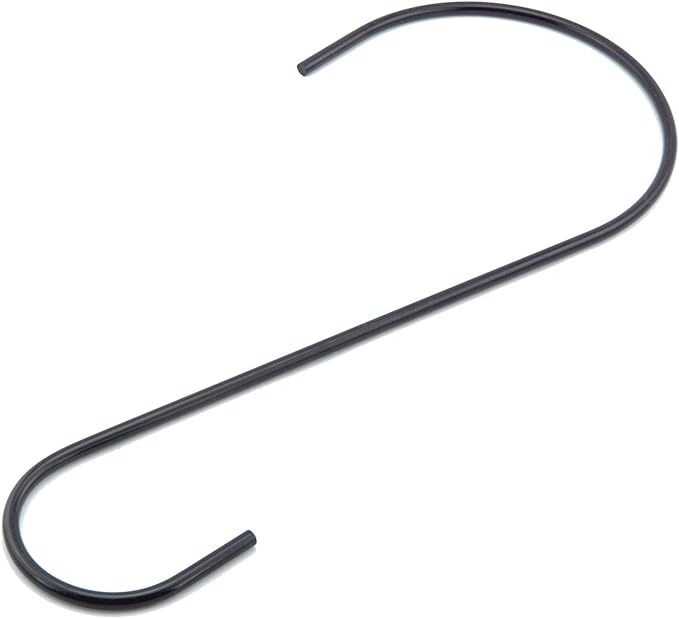3 Pack 12 Inches Tree Branch Hooks,S Shape Hooks - Metal Hanger Hook for Hanging Bird Feeders, Baskets,Plants, Lanterns and Ornaments