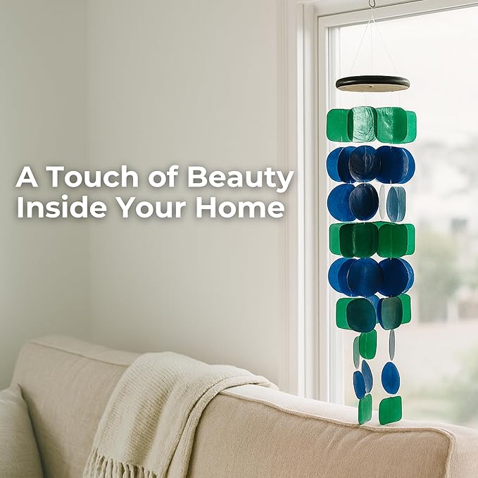 Solange & Frances Wind Chimes for Outside, Gift Ideas for Mom, Windchimes Outdoors, Birthday Birthday Gifts for Women, Gifts for Women who Have Everyting, Peacock Decorations