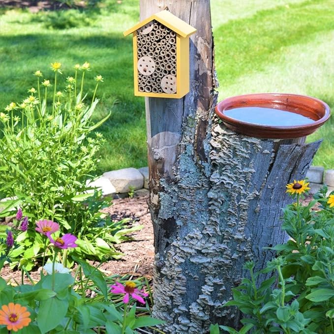 Nature's Way Bird Products PWH1-A Bee House, Yellow