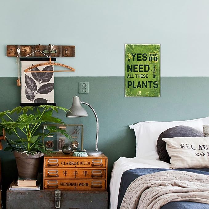 Garden Signs Vintage Metal Tin Signs Yes I Really Do Need All These Plants Retro Metal Poster Plaque Sign for Home Kitchen Farmhouse Garden Funny Wall Decor Poster 8x12 Inch