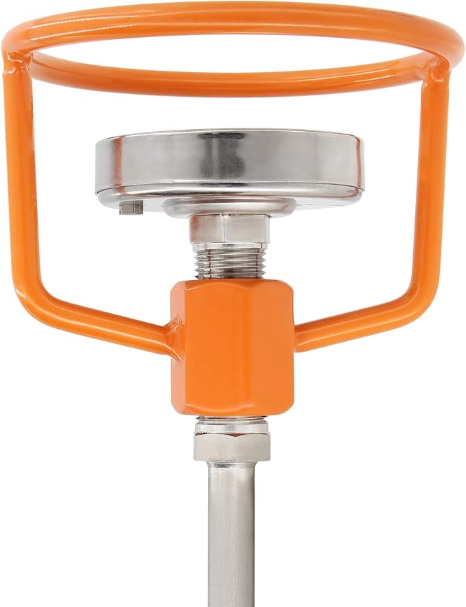 REOTEMP Heavy Duty Compost Thermometer with Probe Guard Bundle - Fahrenheit and Celsius, Made in The USA (48 Inch Stem)