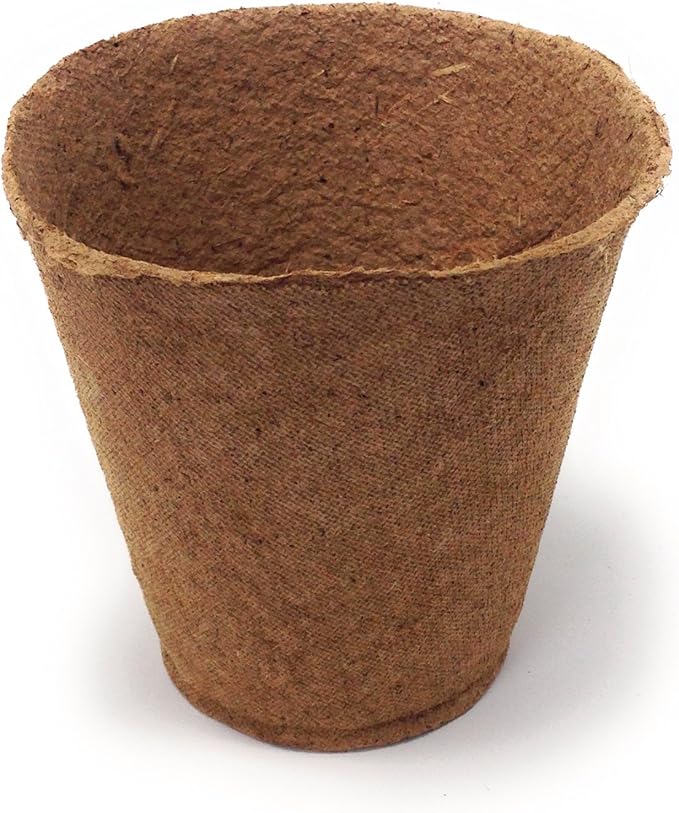 Plant Starter Peat Pots - 30 Pack of 3 Inch Pots for Your Garden, Greenhouse or Nursery - Ideal for Organic Seed Planting & Gardening