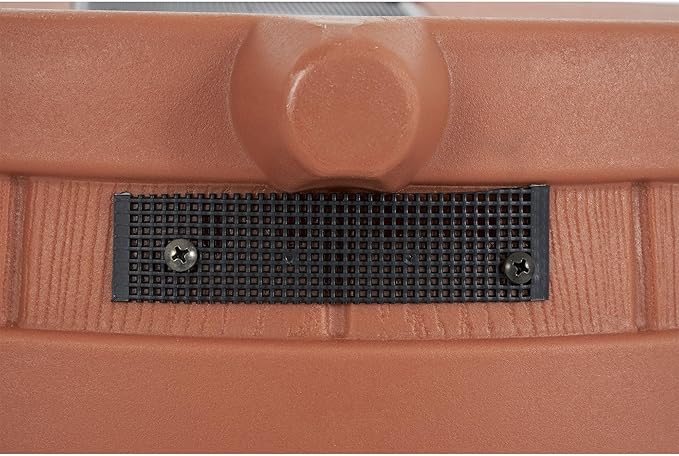 Good Ideas Rain Wizard 50 Gallon Plastic Outdoor Home Rain Barrel Water Storage Collector with Brass Spigot and Flat Back Design, Terra Cotta (2 Pack)