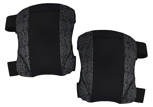 Set of 3 Pairs of Gardening Knee Pads -Assorted Color - Soft Elastic Straps with Hook and Loop Attachment - Lightweight Design (3)