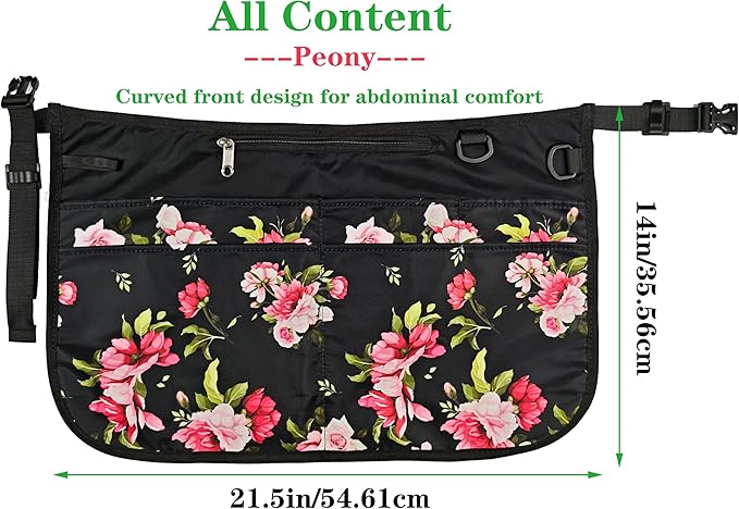Garden Apron for Women with 6 Pocket,Half Florist Apron