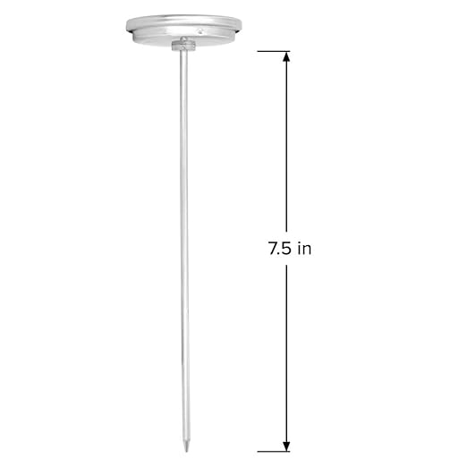 REOTEMP K83W Worm Therm Soil Thermometer with Worm Composting Digital Guide for Red Wiggler Compost Bins