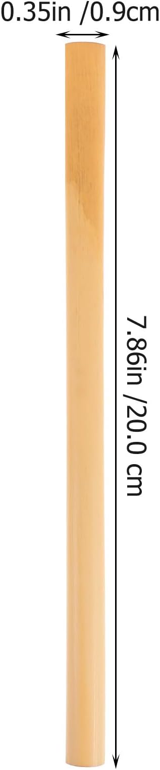 COHEALI Mason Bee Tubes 50-Pack, 7.87" Natural Reed Nesting Tubes Refills for Bee House, 7-9mm Diameter Solitary, Beehive Pollination Beekeeping Supplies for Garden