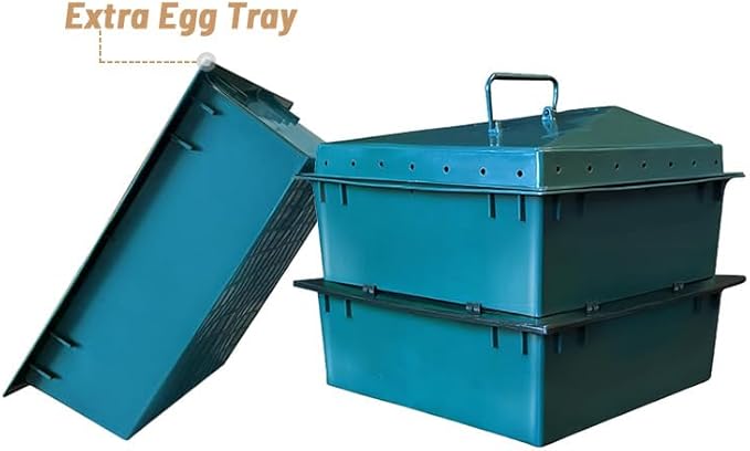 Mealworm Breeding Kits - Upgraded Model with Solid Bottom Tray, One More Extra Tray, Sustainable and Efficient Kit for Raising Your Own Mealworms