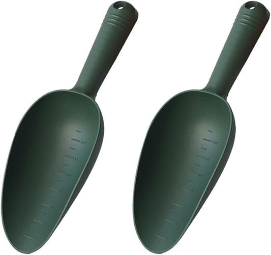 2Pcs Plastic Garden Shovel Multi-Function Plastic Scoop Soil Shovel Succulent Soil Shovel Scoop Gardening Tools for Flower Vegetables Soil Transplanting Scoop Gardening Tools