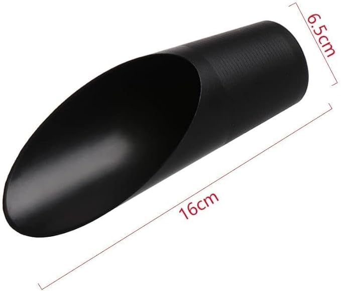 Baolaili Bonsai Soil Scoops, Plastic Garden Soil Scoops, Black, Classic, Ergonomic Grip