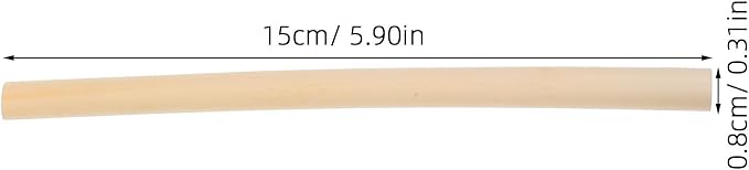 HANABASS 100 Pcs Mason Bee Tubes Natural Reed Nesting Refill for Bee House Hotel, 6 Inch Native Pollinator Nesting Supplies for Backyard Garden Mason Reeds