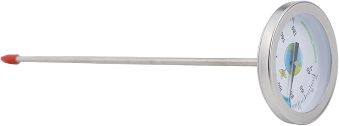 Stainless Steel Thermometer for Measuring Soil Conditions Perfect Aid for Farmers and Gardeners Alike (Earth)