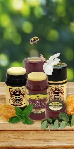 Honey House Naturals Royal Bee Foot Bar -Renew- 2.5 Ounce Twist Up Tube – All Natural Ultra Moisturizing – Essential Oil Infused – Made in USA