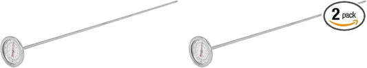 2X Compost Soil Thermometer 20 Inch 50 Cm Length Premium Food Grade Stainless Steel Measuring Probe Detector