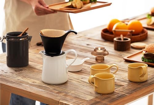 Zero Japan - Bee House Pour Over Coffee Dripper - Lead-Free & Cadmium-Free Ceramic Coffee Maker with Elegant Peek Hole, Drip Cone Brewer Coffee Gifts, Brewing Accessories - Coral Pink, Standard Size
