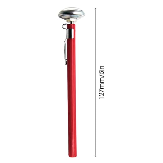 127mm Lightweight Compost Soil Kitchen Tool Measure Stainless Steel Thermometer Garden Dial Display Multifunction Milk Soil Hygrometer 0-100 Degrees Stainless Steel Thermometer G