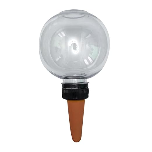 2Pcs Automatic Plant Watering Globes, 17 Oz Self Watering Planter Insert - Indoor/Outdoor Drip Irrigation, Plastic, Minimalist Style