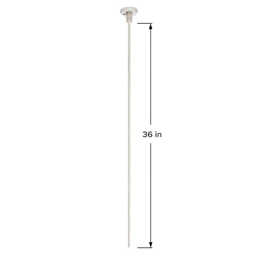 Reotemp 36 Inch Fahrenheit Backyard Pro Compost Thermometer with Digital Composting Guide