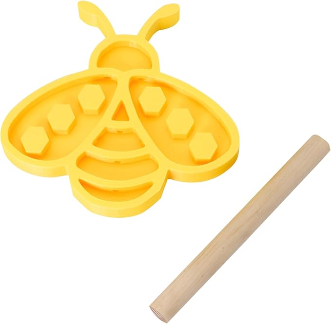 Bee Watering Station for Garden – Attractive Outdoor Bee Bird Bath & Butterfly Feeder, Garden Yard Decorations