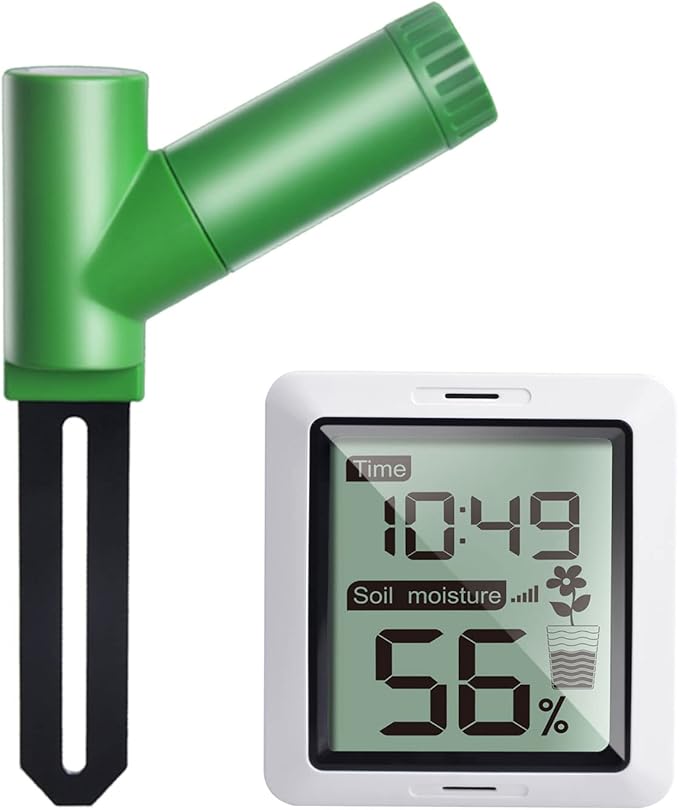 ECOWITT WH0291 Soil Moisture Tester Plant Soil Moisture Sensor Meter with Digital LCD Display