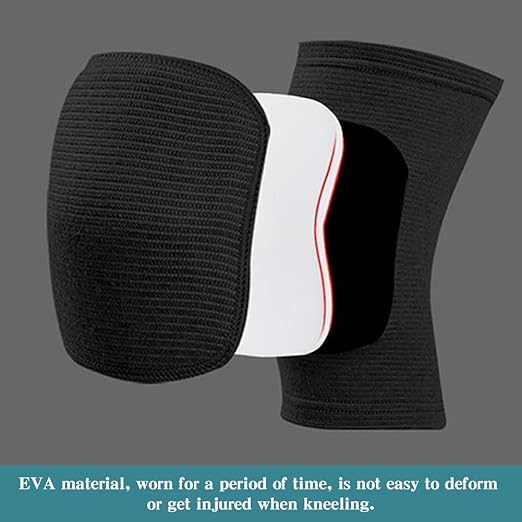 2pcs Knee Pads for Garden Volleyball Knee Pads for Dancers with 1pc Wrist Support Brace Riding Kneepads Outdoor Sports Kneeling Pad for Women Men(SIZE:L)