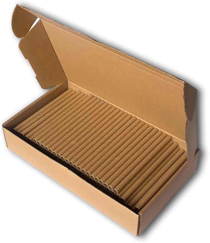 AukBeeFun Mason Bee House Cardboard Tubes,120 Pack Mason Bee Nesting Paper Tubes for Outdoor Beekeepers, Replacement Nesting Tube Refill Inserts