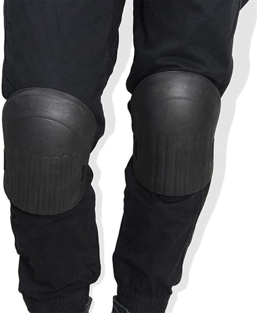 1 Pair Black Knee Pads,Adult Crawling Knee Pads for Heavy Duty and Comfort for Construction, Gardening, Flooring Work Use Safety Easy to Use Kneepads,Tools and Home Improvement,Ergonomic Supports