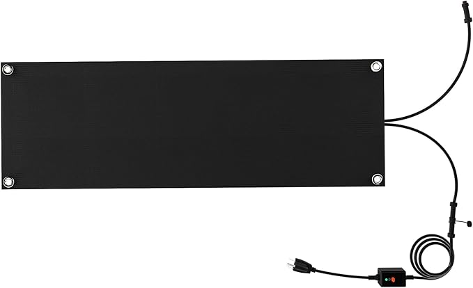 Snow Melting Mats, Heated Outdoor Mats for Walkways, Electric Snow Melting Mats for Decks and Sidewalks, Trusted No-Slip Snow and Ice Melt Heated Sidewalk Mat (10 x 30) 1PCS