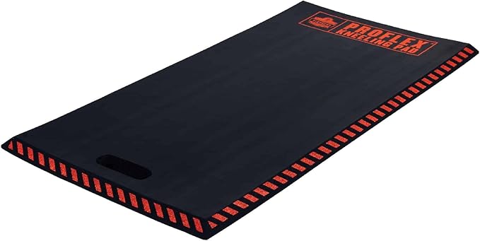 Ergodyne ProFlex 390 Kneeling Pad, Foam Knee Cushion, Water Resistant Kneeling Mat, 18" x 36" x 1", Black, XL
