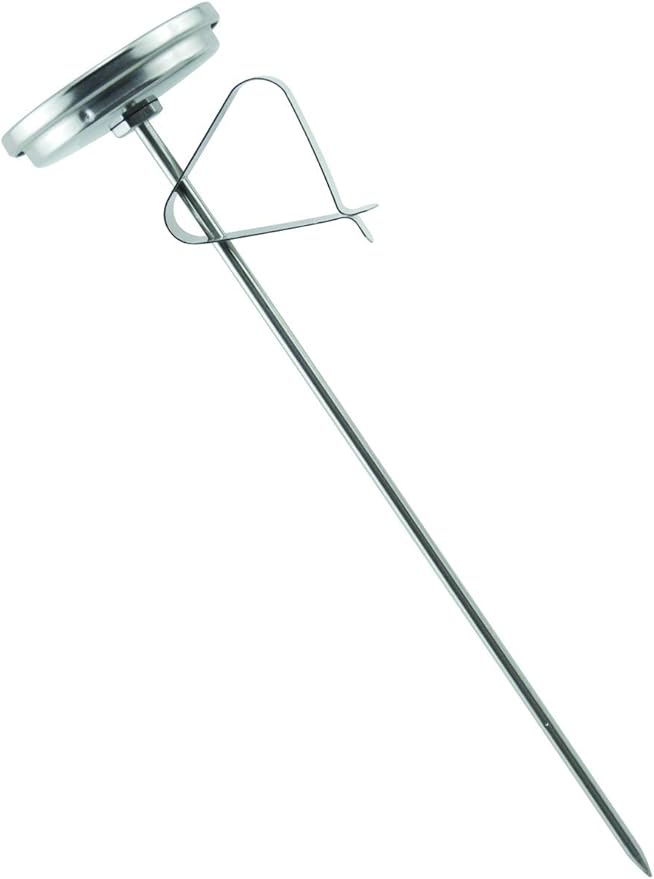 General Tools PT2020G-220 Analog Soil and Composting Dial Thermometer, Long Stem 20 Inch Probe, 0 to 220 degrees Fahrenheit (-18 to 104 degrees Celsius) Range