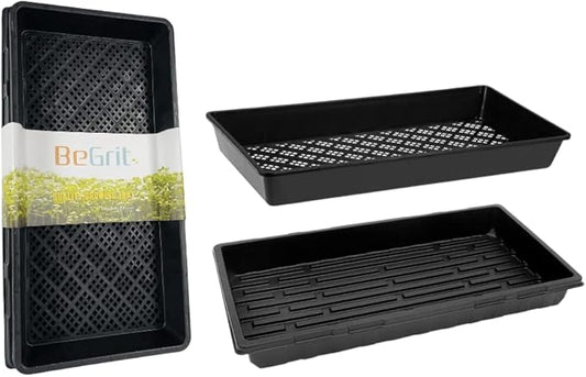 BeGrit 1020 Mesh Trays Set - 5Pack (10Pcs) Soil Blocking Trays Without Holes