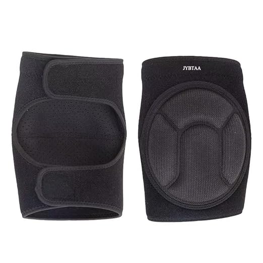 Plus Size Knee Pads For Cleaning Floors,Gardening, Women Pad With Soft Inner Liner, Adjustable Kneeling Suitable Garden,Flooring Yard, Mechanic for Concrete Work,Black XL (1 Pair)