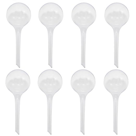 8 Pcs Large Plant Watering Globes (2''x5.3'') - Self-Watering Bulbs for Indoor/Outdoor Plants, Automatic Drip Irrigation System