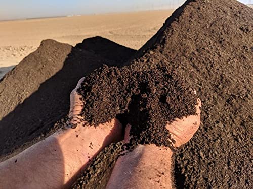 R&M Organics Premium Organic Compost; for Vegetables, Flowers, Plants, and Lawns - All Purpose Fertilizer - Moisture Retention - Low Odor - 10-Pound Bag