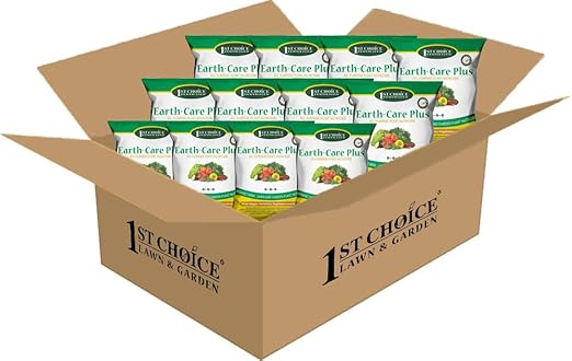 Earth-Care Plus 5-6-6 Organic Fast Acting Fertilizer for Plants - Water-Soluble Plant Food for Vegetables, Trees, Flowers - Boost Growth for Lawns, & Gardens 1728lb (432 Packs Pallet)
