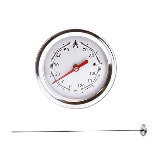 Compost Thermometer with 36.4 in Stainless Ssteel Stem,Soil Thermometer Gardening Thermometers Hay Bale Thermometers for Composting,Organic Farming Professional Tool Gardeners