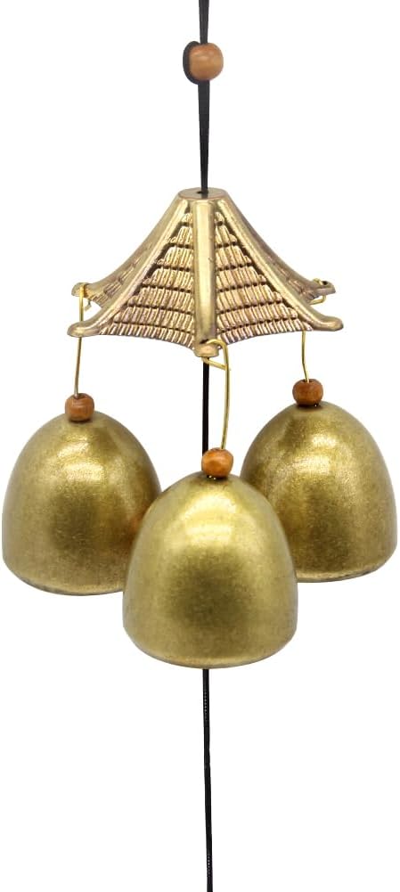 Hooshing Fish Wind Chimes for Outside Tiny Metal Garden Bells for Lucky Home Garden Patio Hanging Decor Gift