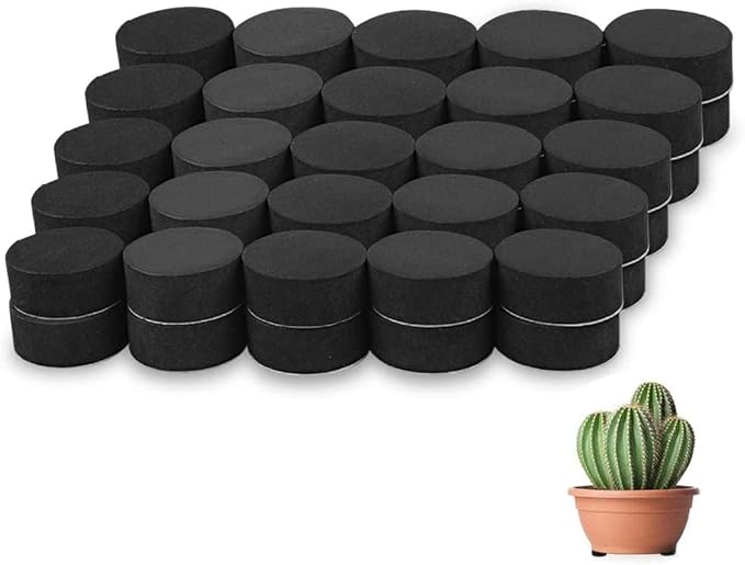 50Pcs Pot Feet Risers Plant Riser Invisible Pot Feet for Indoor/Outdoor Planters Adhesive Pads, Plant Pot Feet for Outdoor Planters