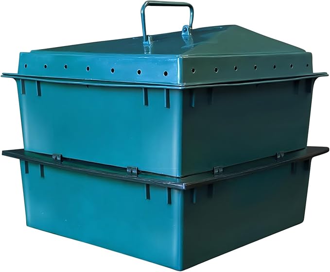 Mealworm Breeding Kits - Upgraded Model with Solid Bottom Tray, One More Extra Tray, Sustainable and Efficient Kit for Raising Your Own Mealworms