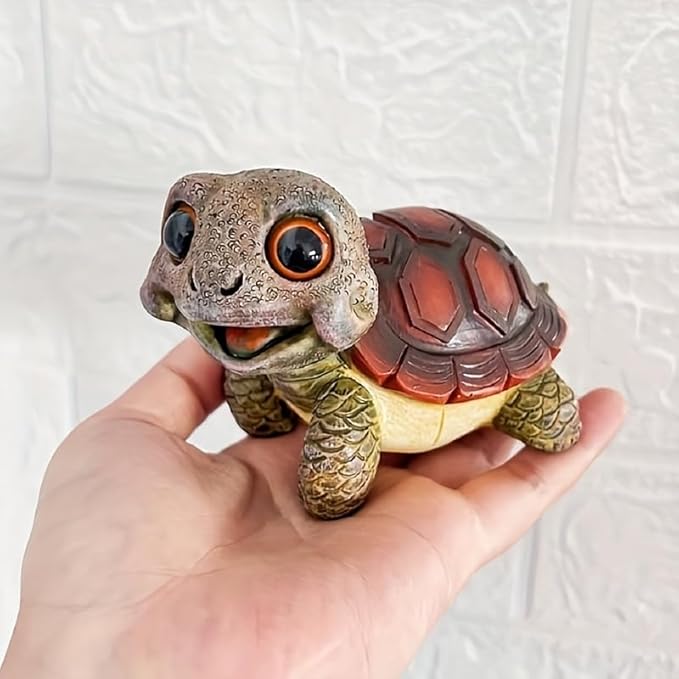 Turtle Outdoor Garden Decor – Outside Garden Statues for Home, Yard, Patio, Backyard, Balcony for Mother’s Day, Birthday for Women, Mom Gifts